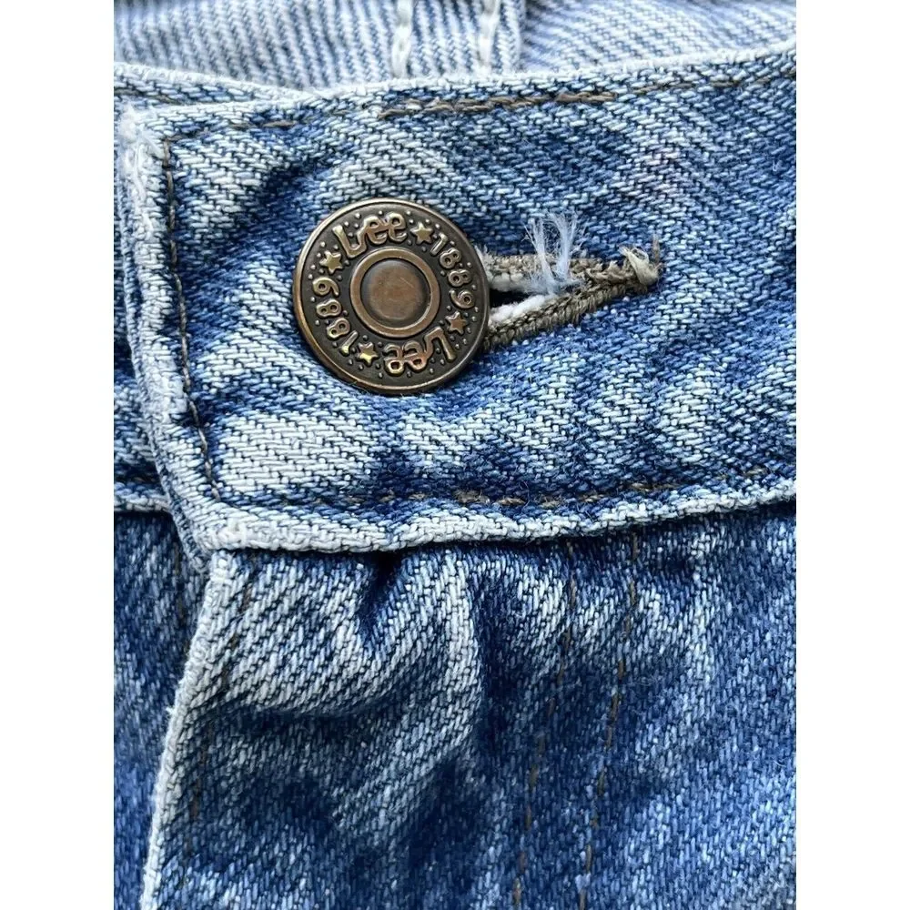 Vintage 80s‎ 90s Lee Jeans High Waist Tapered Mom USA Made Women 8 27x27